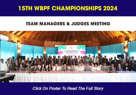 WBPF TEAM MANAGERS & JUDGES MEETING...